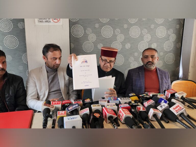 Bindal calls Himachal budget anti-people, slams fuel tax hike