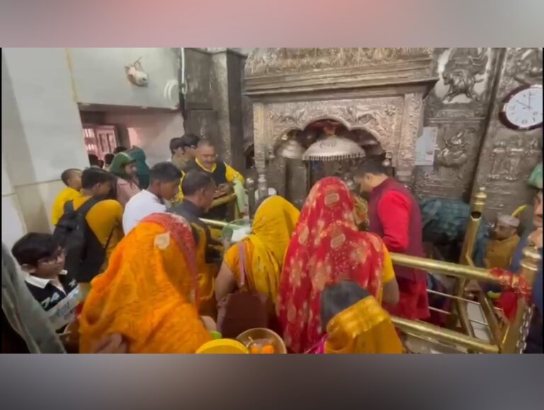 Brisk Footfall at Kangra’s Brajeshwari Temple as Chaitra Navratri Begins
