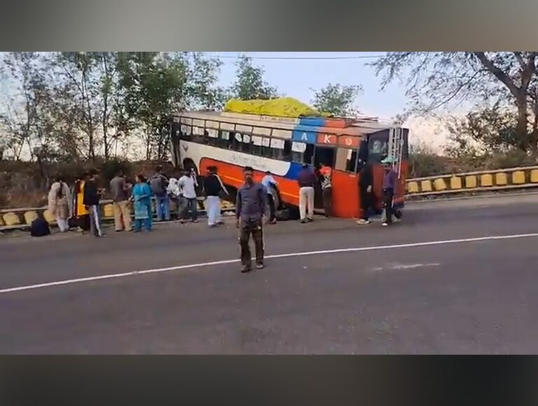 35 Jalandhar pilgrims escape unhurt after bus crashes on Kangra highway