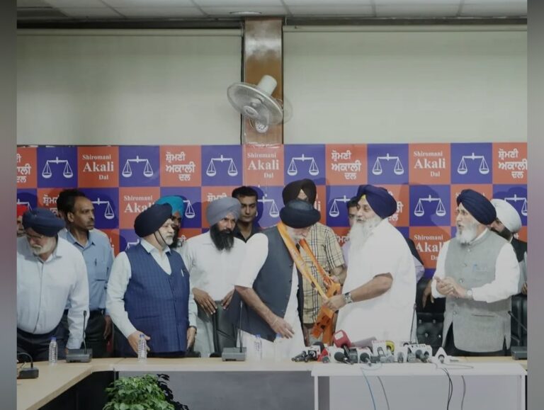 Former IAS officer Kanwaljeet Singh Cheema joins SAD