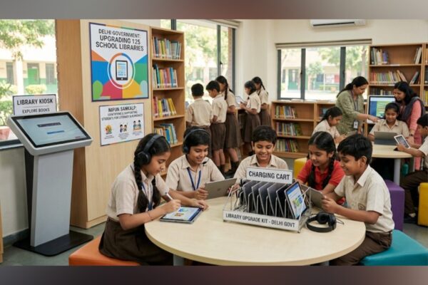 Delhi Govt to Upgrade 125 School Libraries, Identify 7.5 Lakh Students with Learning Gaps