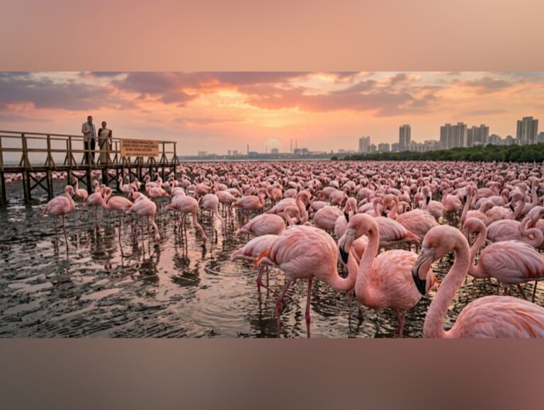 Centre asks Maharashtra to address concerns on flamingo habitats in Navi Mumbai