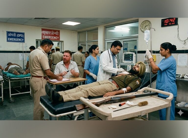 Punjab bank guard shoots himself in mishap while cleaning gun; rushed to hospital
