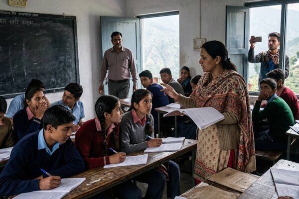 Mass copying at Kangra exam centre; teacher suspended for dictating answers