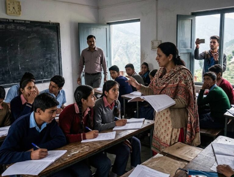 Mass copying at Kangra exam centre; teacher suspended for dictating answers