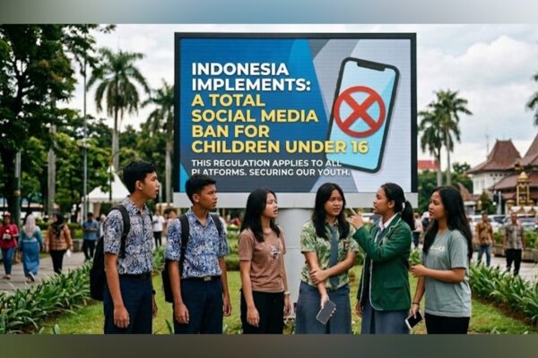 Indonesia bans social media accounts for children under 16