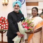 Taranjit Singh Sandhu meets President Murmu