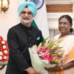 Taranjit Singh Sandhu meets President Murmu
