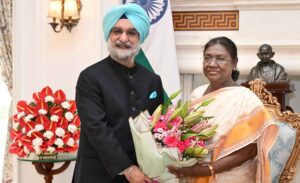 Taranjit Singh Sandhu meets President Murmu