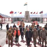 Ladakh LG Pays Tribute to Fallen Soldiers at Hall of Fame in Leh