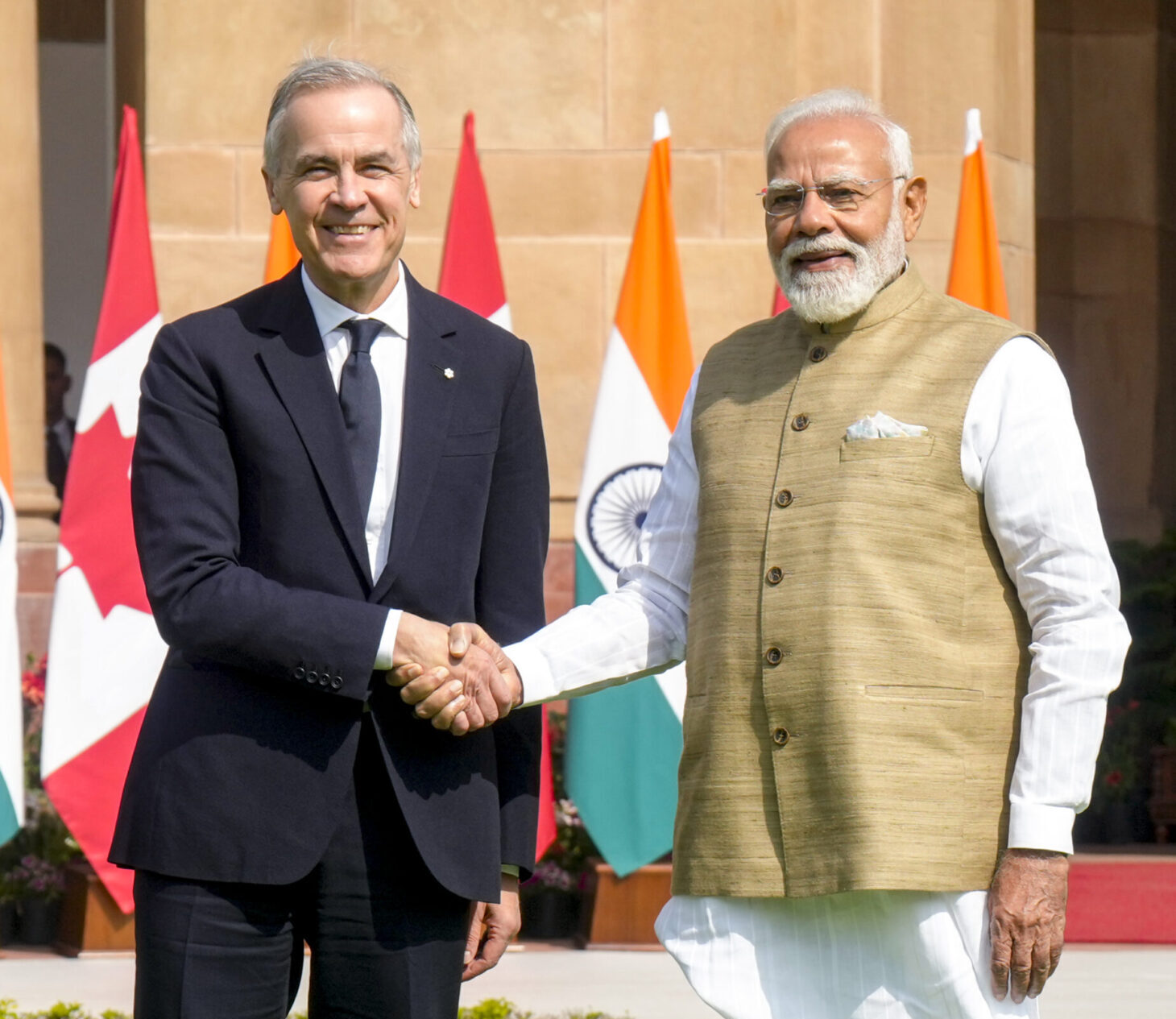 PM Modi meets Canada PM Mark Carney