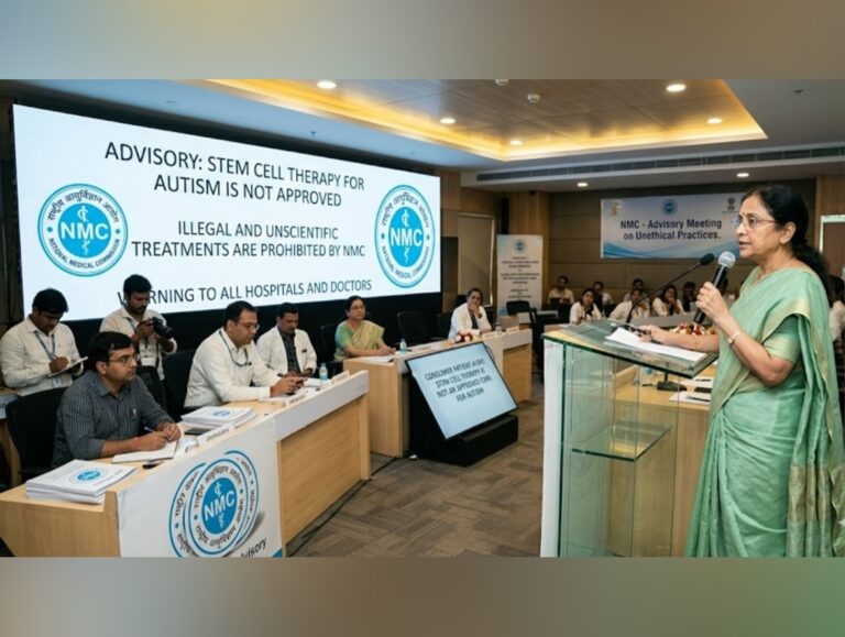Stem cell therapy for autism illegal: NMC advisory