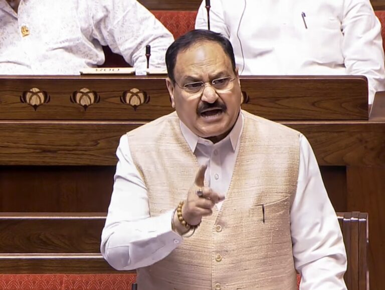 Nadda slams Opposition’s walkout during Jaishankar’s statement