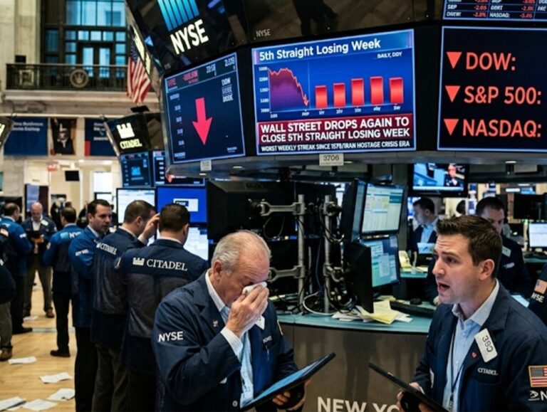 US Stocks Slide for Fifth Week as Iran War Fears Rattle Markets