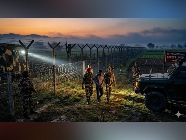 Pak intruder detained along IB in J-K’s Samba