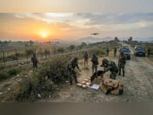 Over 1.5 kg heroin worth Rs 8 crore recovered near Jammu border, dropped by Pakistani drone