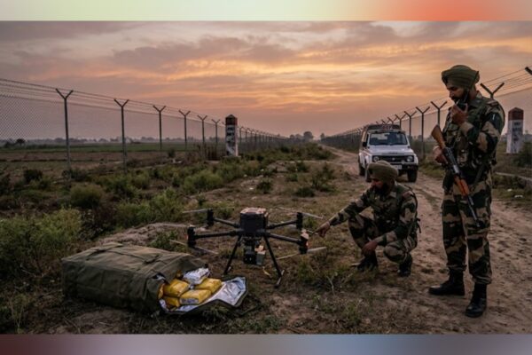 Pak drone-dropped consignment recovered near IB in Jammu