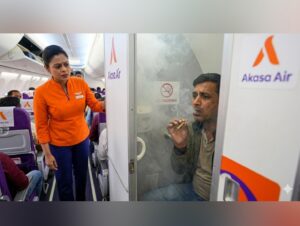 Police have registered a case against a passenger for allegedly smoking a 'beedi' inside the toilet of a Delhi-Goa Akasa Air flight, officials said. The incident occurred on Saturday when the accused Ashish, a Delhi resident, was travelling on flight QP1625 from the national capital to the coastal state, they said.