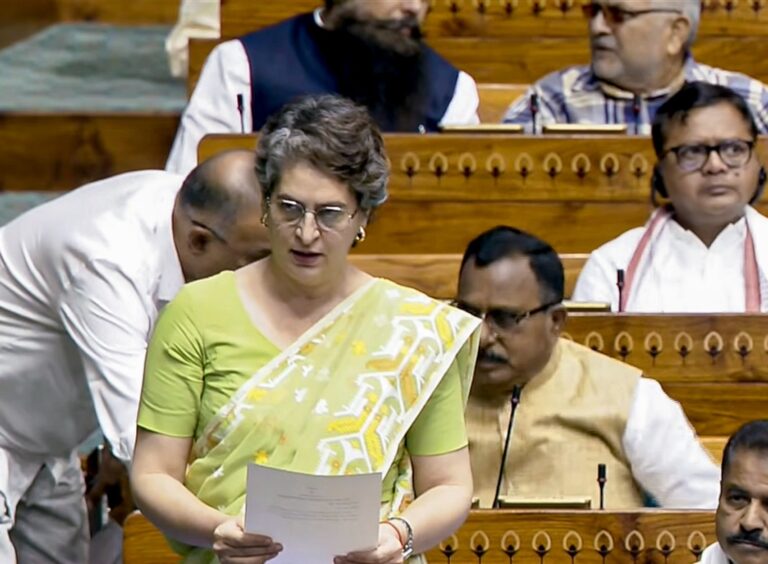 West Asia crisis: PM did not say anything new, says Priyanka