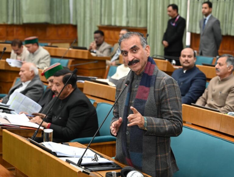 CM Sukhu presents Rs 54,928 crore budget amid BJP protests