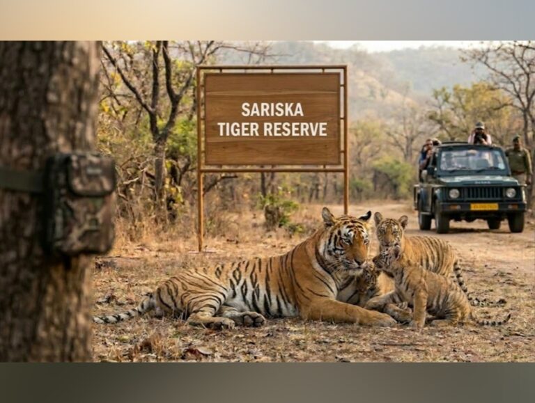 Tigress ST-17 gives birth to 3 cubs in Sariska reserve, total population now 53