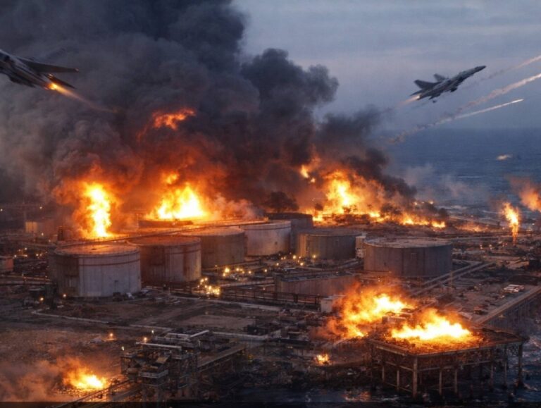 US bombs military sites on Iranian island as Trump threatens its oil infrastructure
