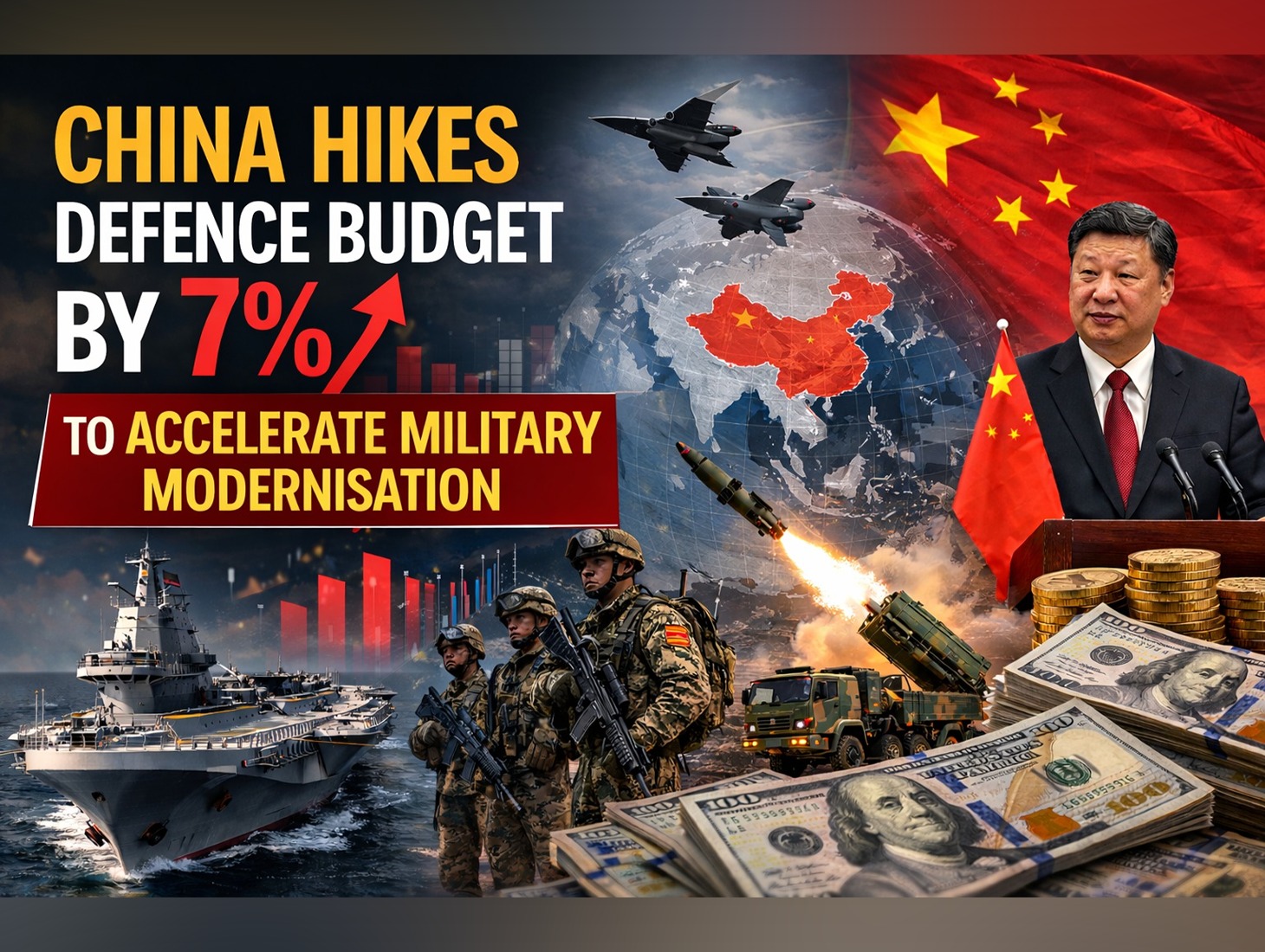 China hikes defence budget