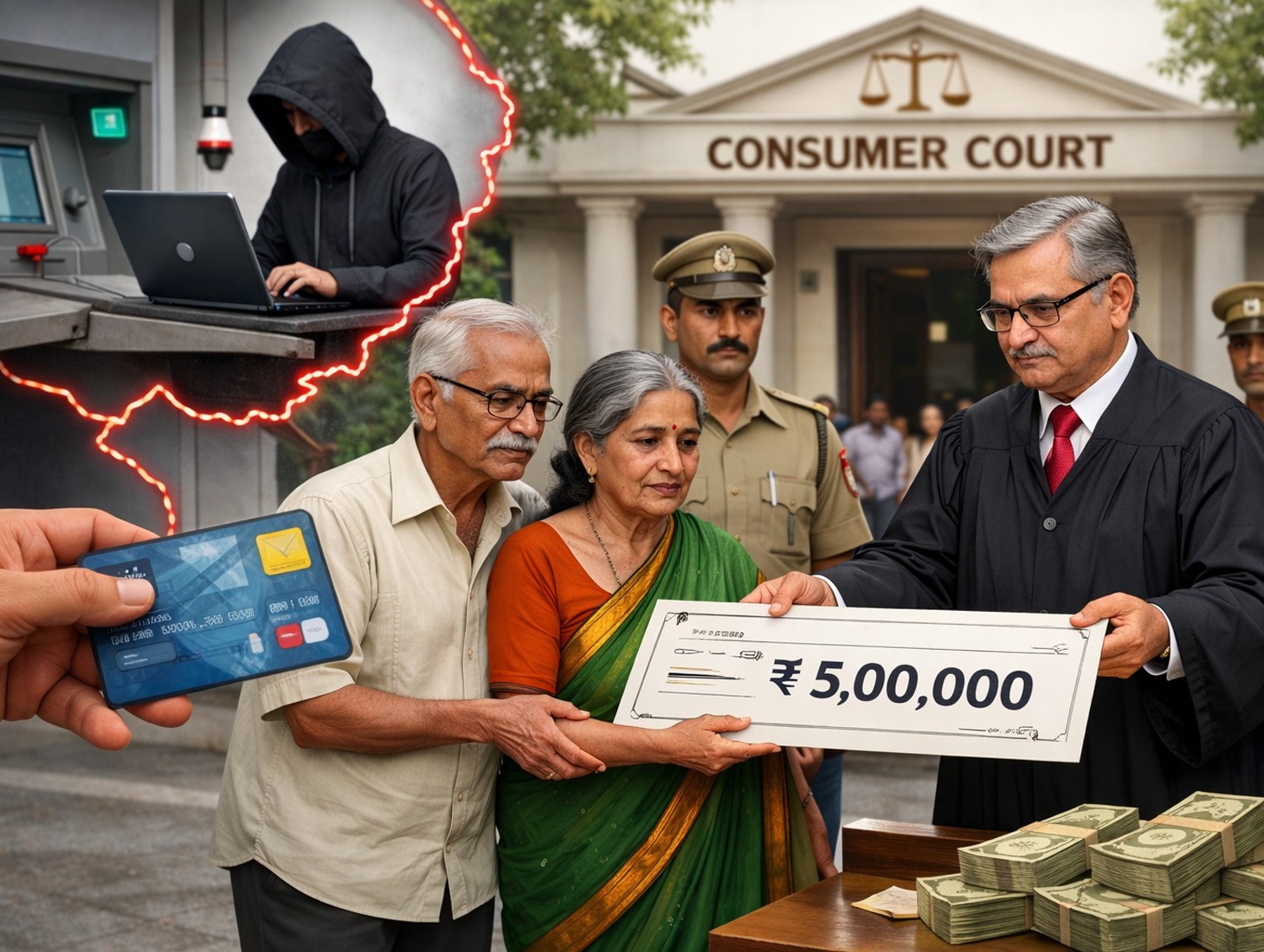 Consumer panel asks bank to pay Rs 5 lakh