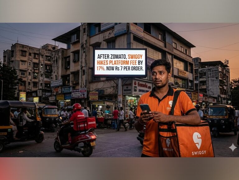 After Zomato, Swiggy hikes platform fee by 17 pc to Rs 17.58 per order