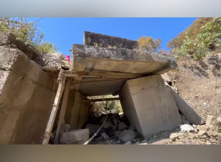 Nearly 3,000 villagers fear accident over damaged drain