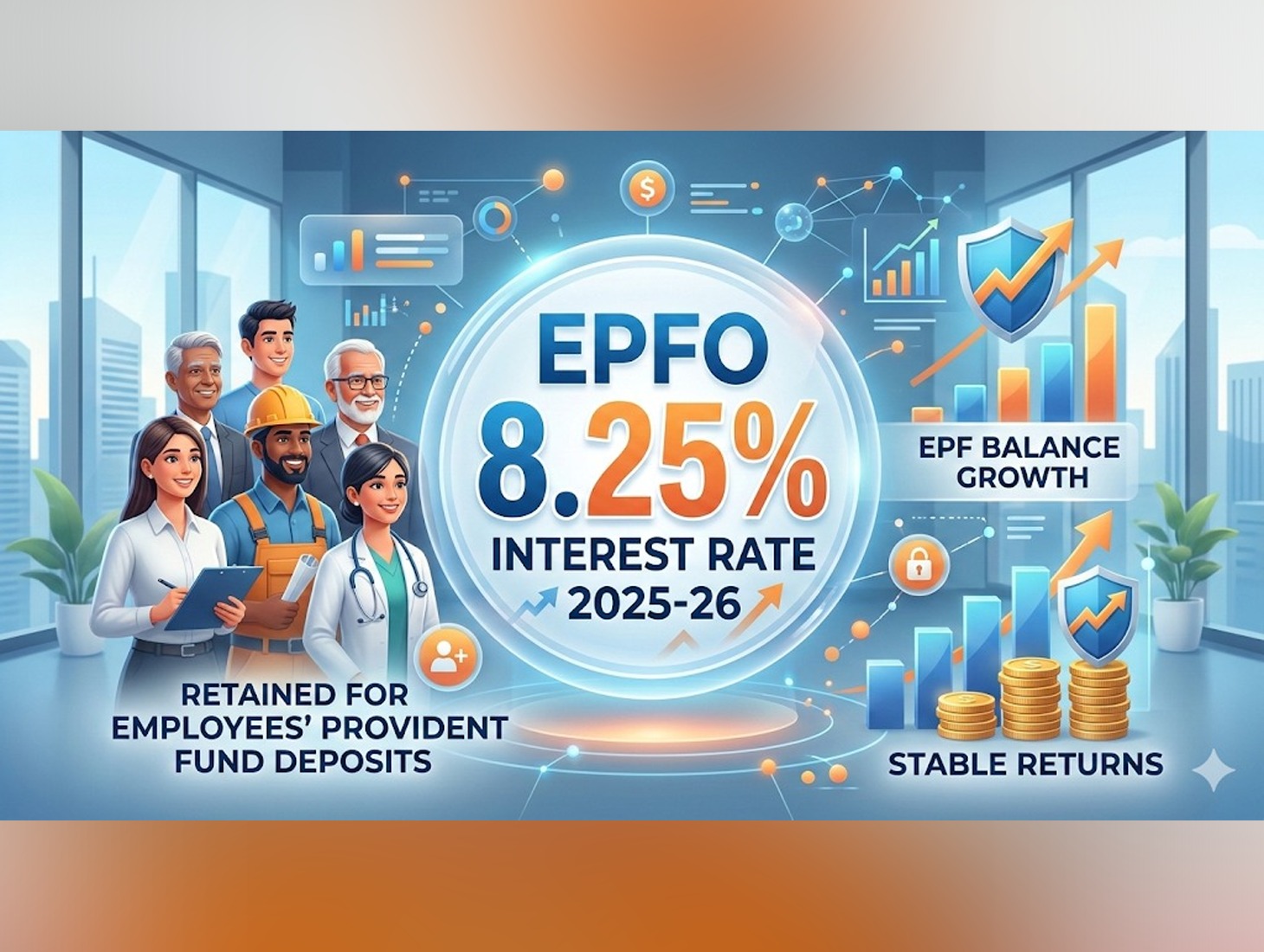 Employees' Provident Fund Organisation keeps EPF interest rate at 8.25% for 2025-26