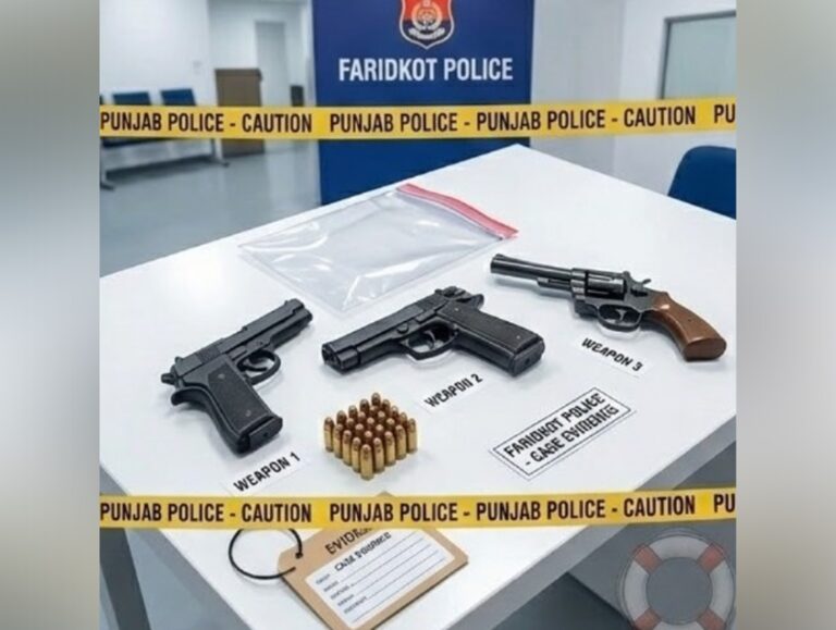 Punjab: Bambiha gang associate held with 3 illegal weapons in Faridkot