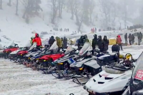 Snow Blankets Gulmarg Heights, Rain Soaks Valley