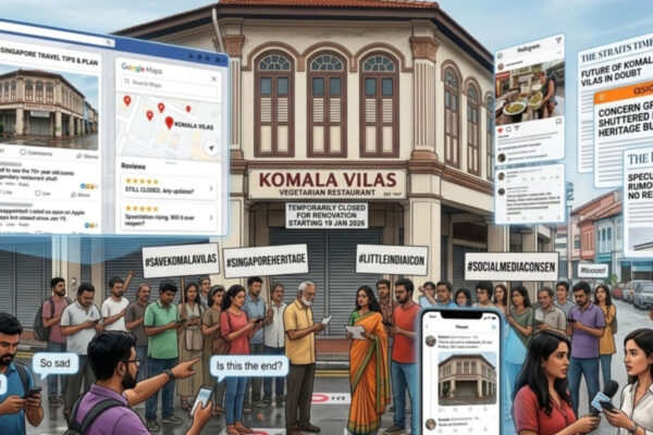 Singapore’s Iconic Komala Vilas Remains Shut, Fuels Closure Speculation