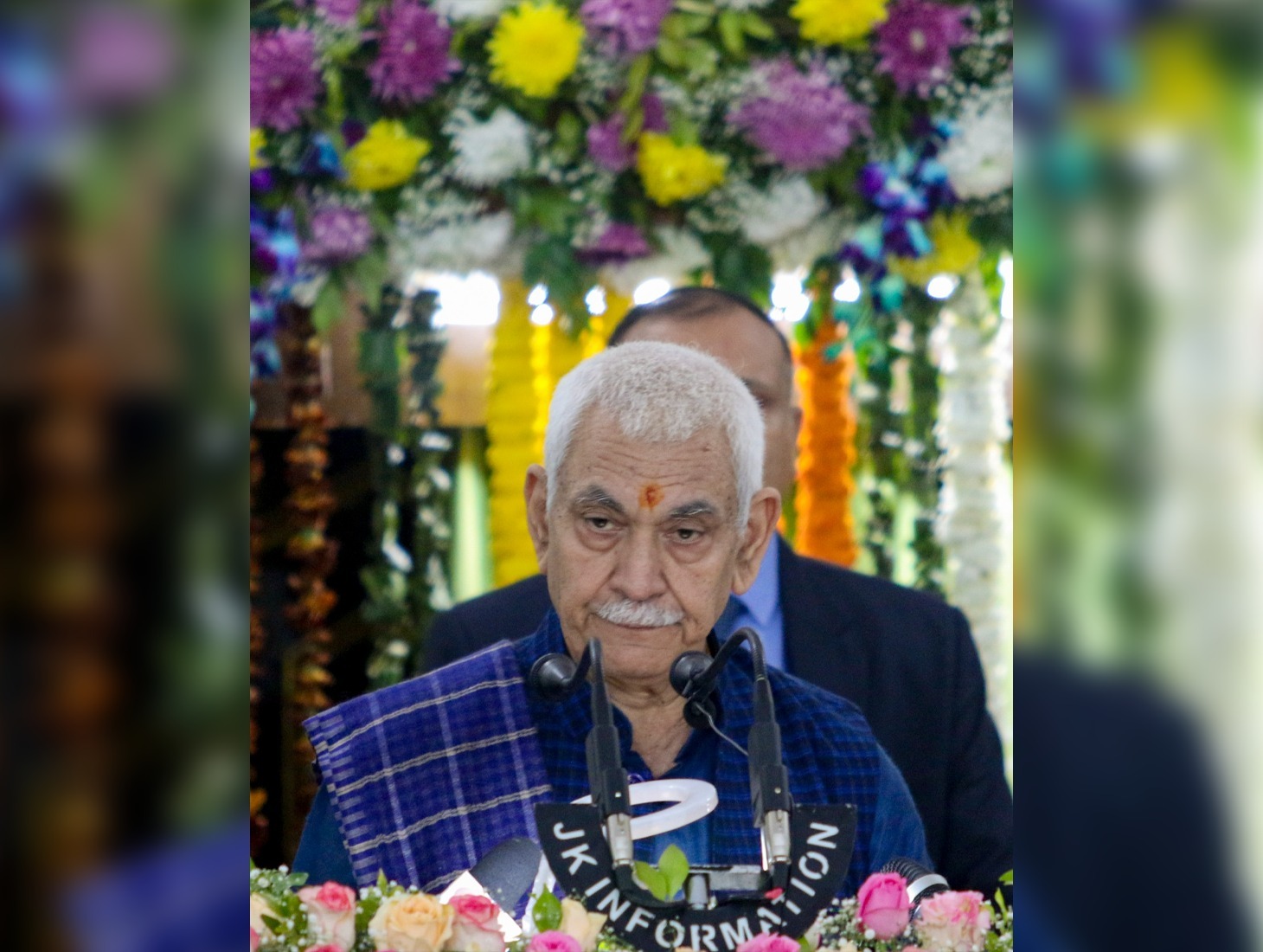 Manoj Sinha Reviews J&K Security Amid Protests Over Khamenei Killing