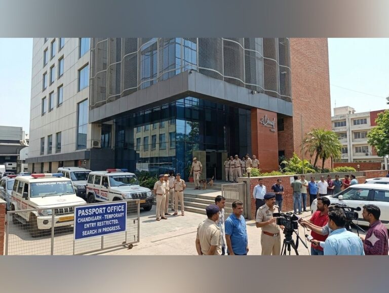 Passport office in chandigarh receives bomb threat, no explosives found