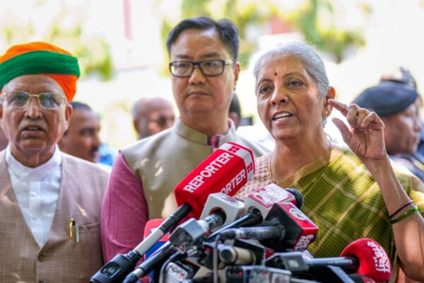 Finance Minister Nirmala Sitharaman in New Delhi