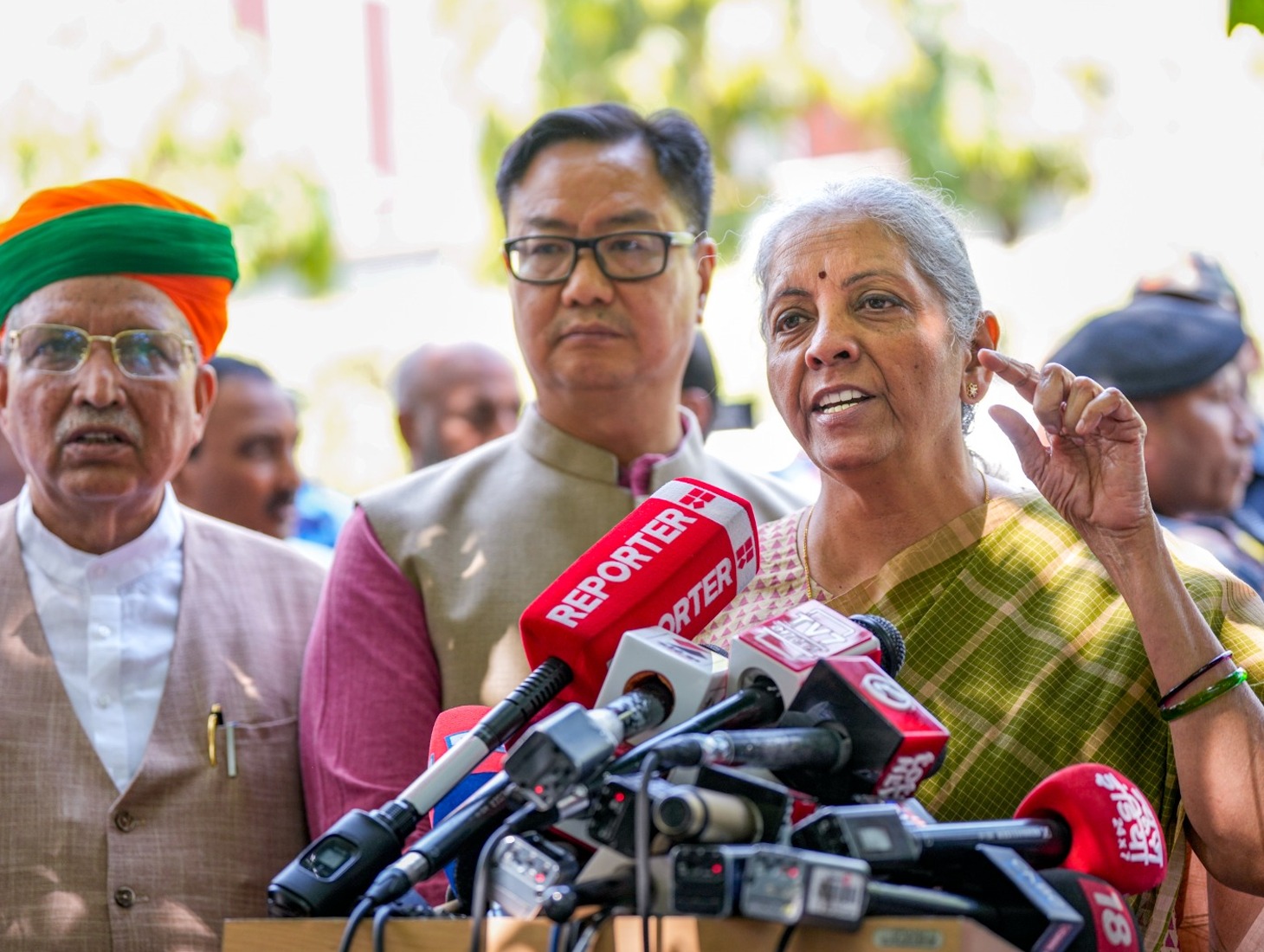 Finance Minister Nirmala Sitharaman in New Delhi