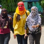 Heatwave conditions in North