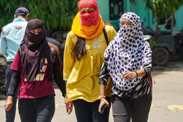 Heatwave conditions in North