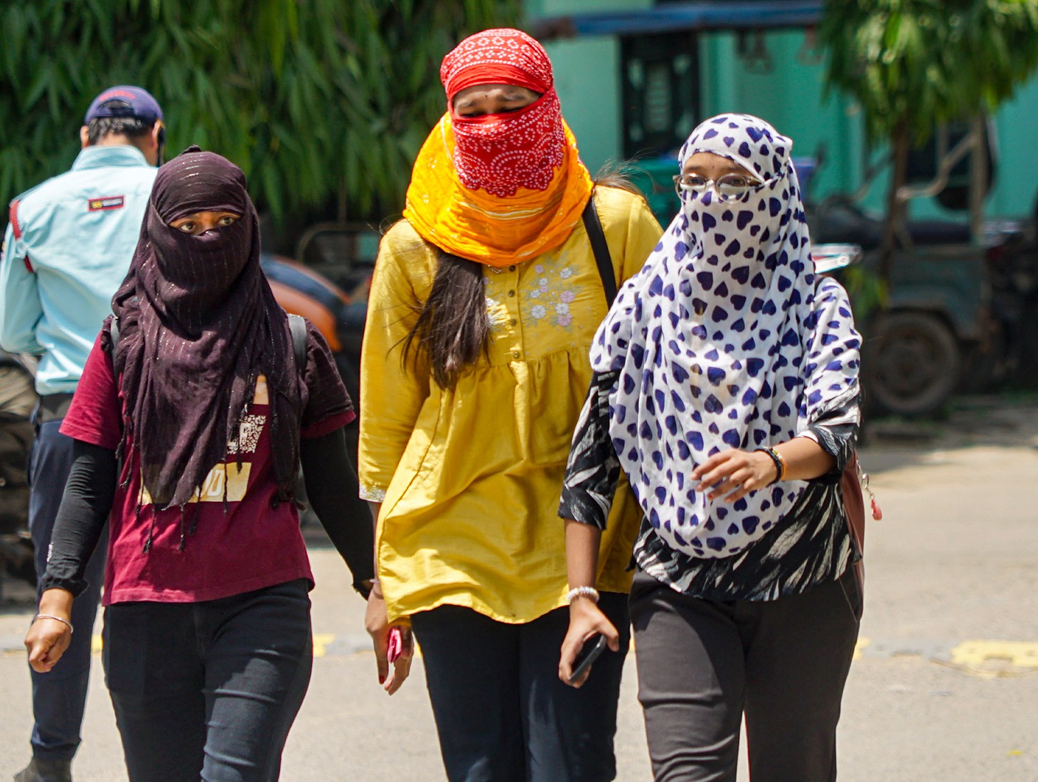 Heatwave conditions in North