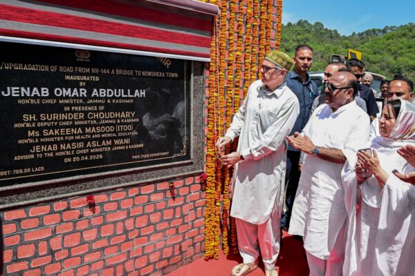 Omar Abdullah Opens Nowshera Hospital, Road