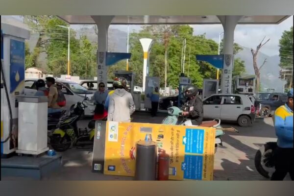Fuel Panic Sparks Rationing at Dharamshala Pump