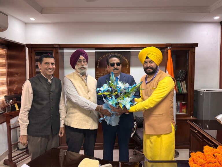Justice Sant Parkash takes charge as PSHRC chairperson
