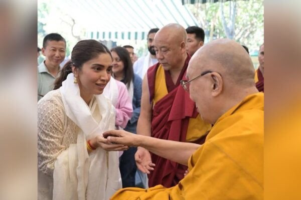 Bollywood Actress Bhumi Pednekar Visits Dalai Lama Temple in McLeodganj