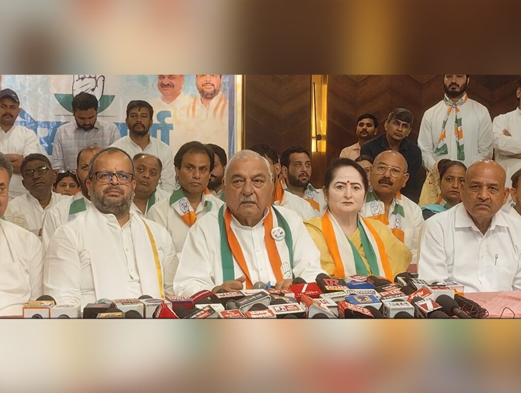 Hooda Targets BJP, Claims Congress Edge in Haryana Civic Polls