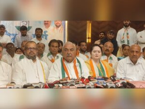 Hooda Targets BJP, Claims Congress Edge in Haryana Civic Polls
