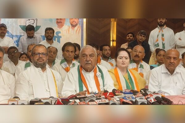Hooda Targets BJP, Claims Congress Edge in Haryana Civic Polls