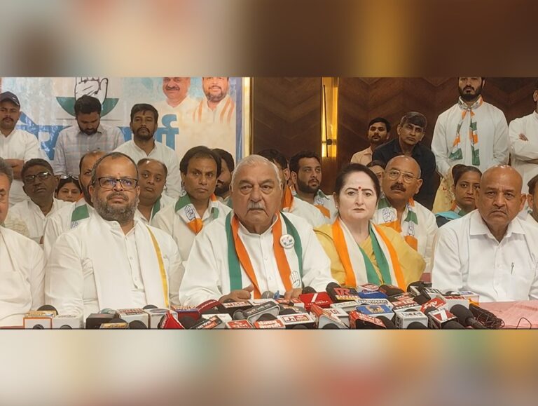 Hooda Targets BJP, Claims Congress Edge in Haryana Civic Polls