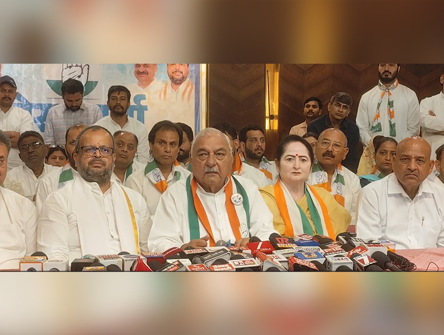 Hooda Targets BJP, Claims Congress Edge in Haryana Civic Polls